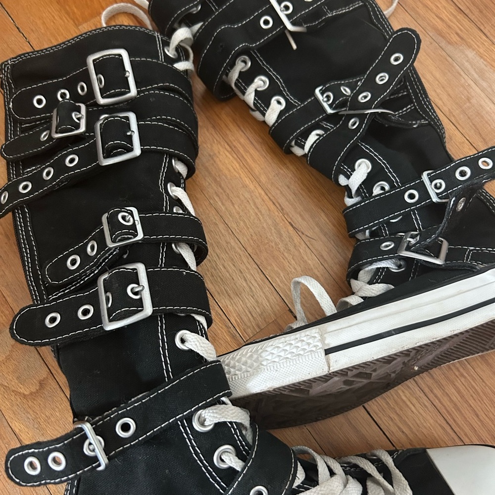RARE Knee High Buckle Converse - Picture 2 of 4